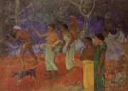 Paul Gauguin, Scene from Tahitian Life